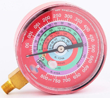 instrumento en línea del manómetro del probador del indicador de presión de gas natural de 3,15&quot; de 80m m