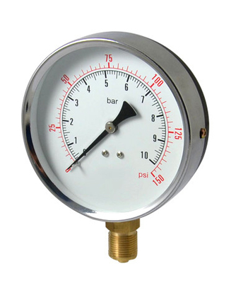 indicador de presión para uso general del vacío de 150m m 200m m 250m m 1/8" barra de BSPT 40-250
