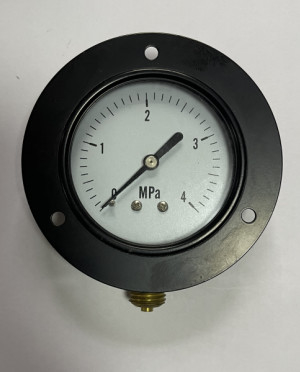 3,94" 100m m indicador de presión del compresor de aire de 200 PSI con Front Flange