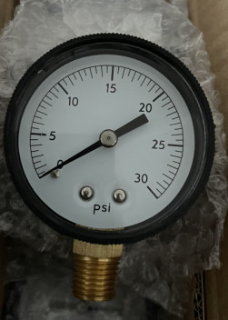 0-30 indicador de presión seco de la PSI 1/4NPT para la caja del ABS de la piscina